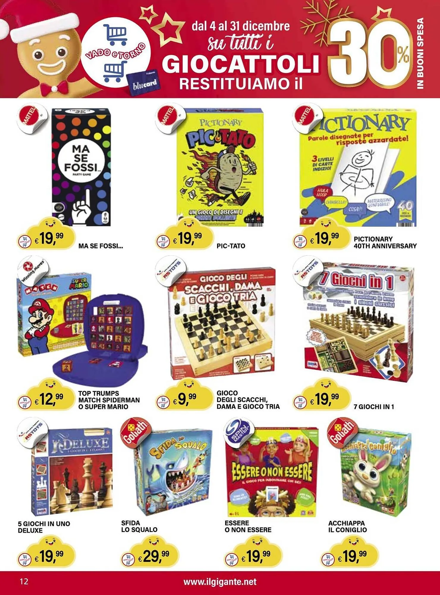 Volantino Il Gigante da 4 dicembre a 31 dicembre di 2025 - Pagina del volantino 12