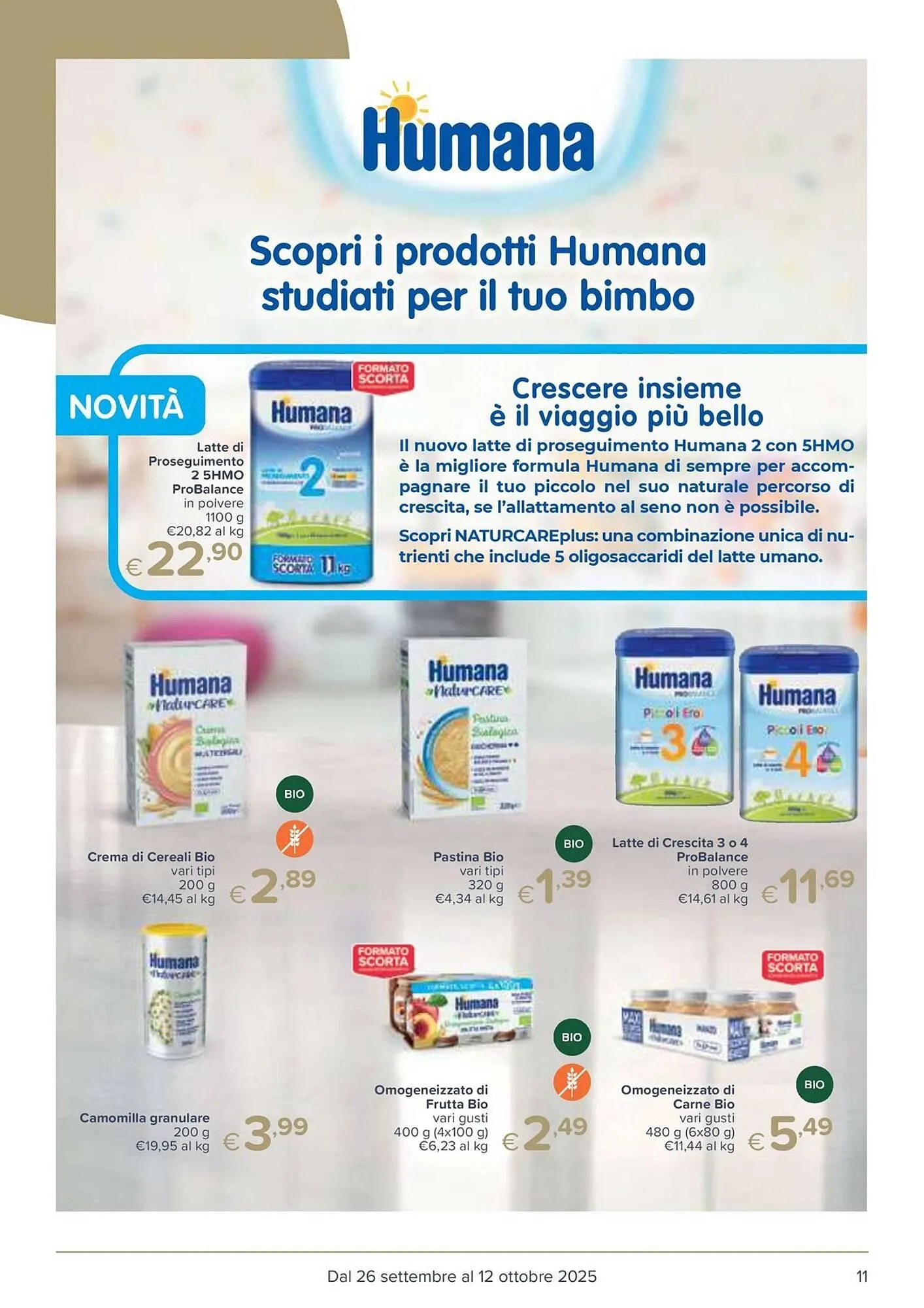 Volantino Io Bimbo da 26 settembre a 12 ottobre di 2025 - Pagina del volantino 11