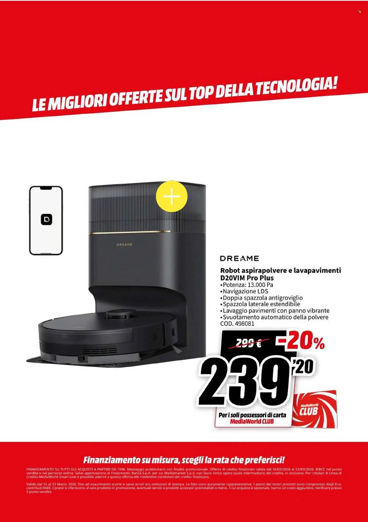 Volantino MediaWorld da 16 marzo a 23 marzo di 2026 - Pagina del volantino 54