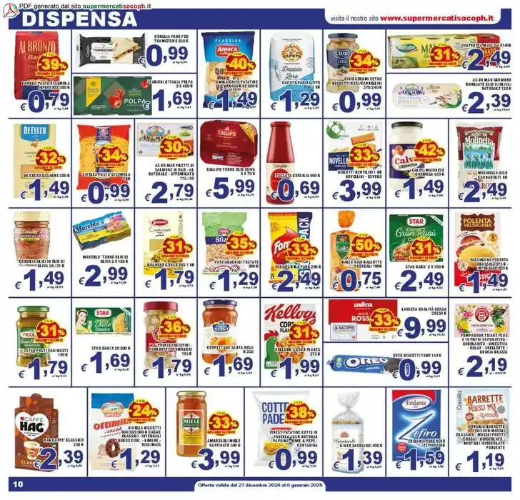 Buon anno da 27 dicembre a 6 gennaio di 2025 - Pagina del volantino 10