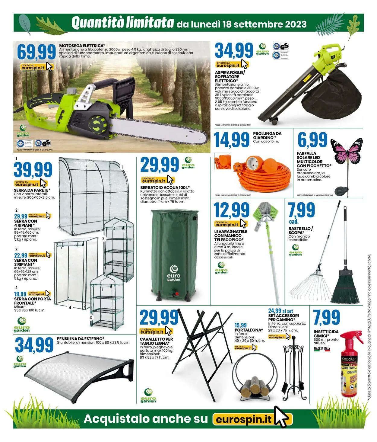 Eurospin da 14 settembre a 24 settembre di 2023 - Pagina del volantino 18