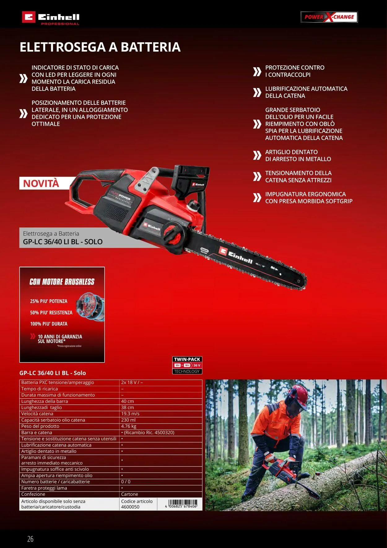 Einhell da 17 giugno a 17 settembre di 2025 - Pagina del volantino 26