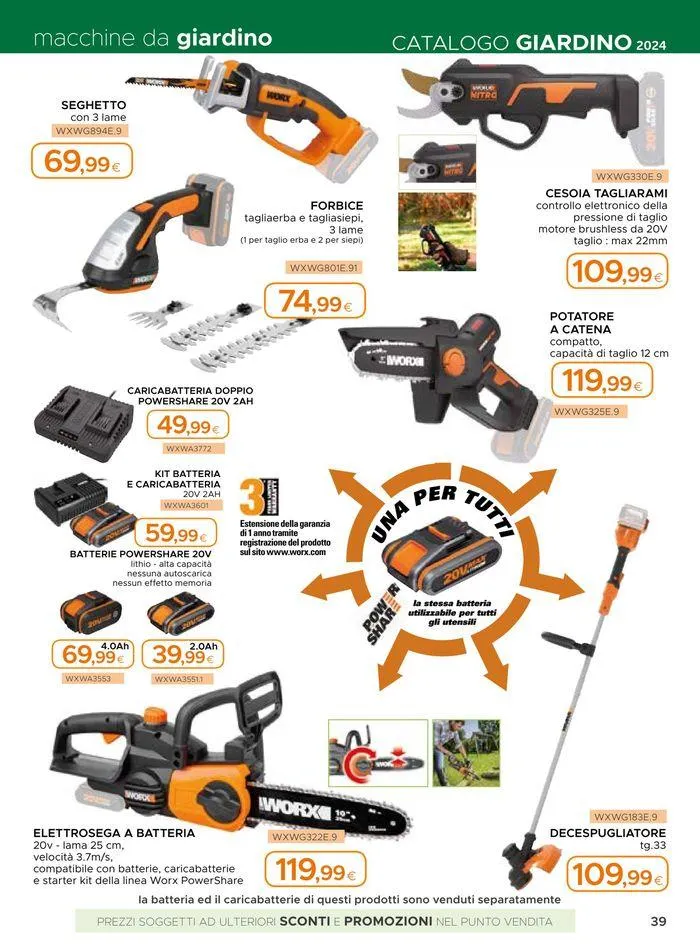 Catalogo giardino 2024 da 19 giugno a 31 agosto di 2024 - Pagina del volantino 39