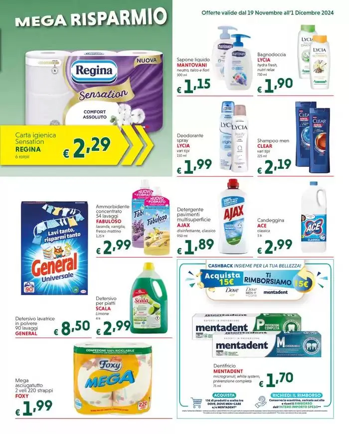 Mega risparmio da 18 novembre a 1 dicembre di 2024 - Pagina del volantino 7