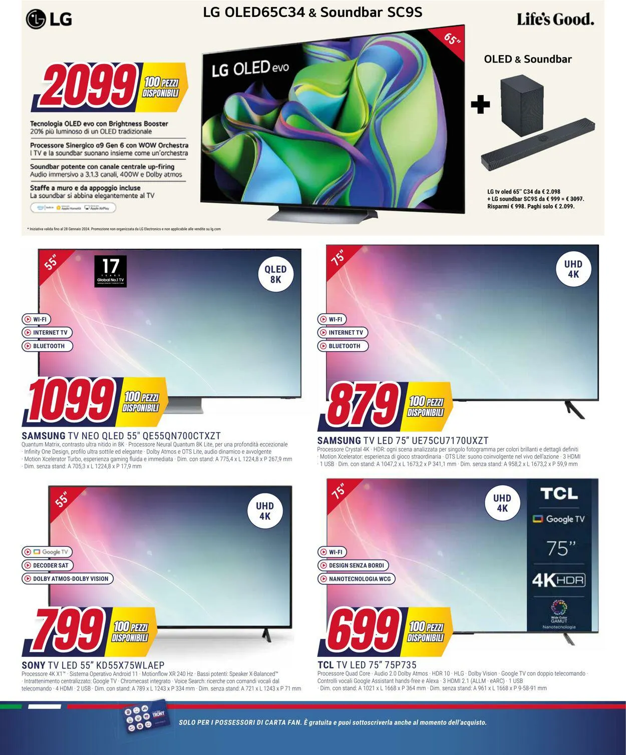 Trony - Roma Volantino attuale da 18 gennaio a 31 gennaio di 2024 - Pagina del volantino 3