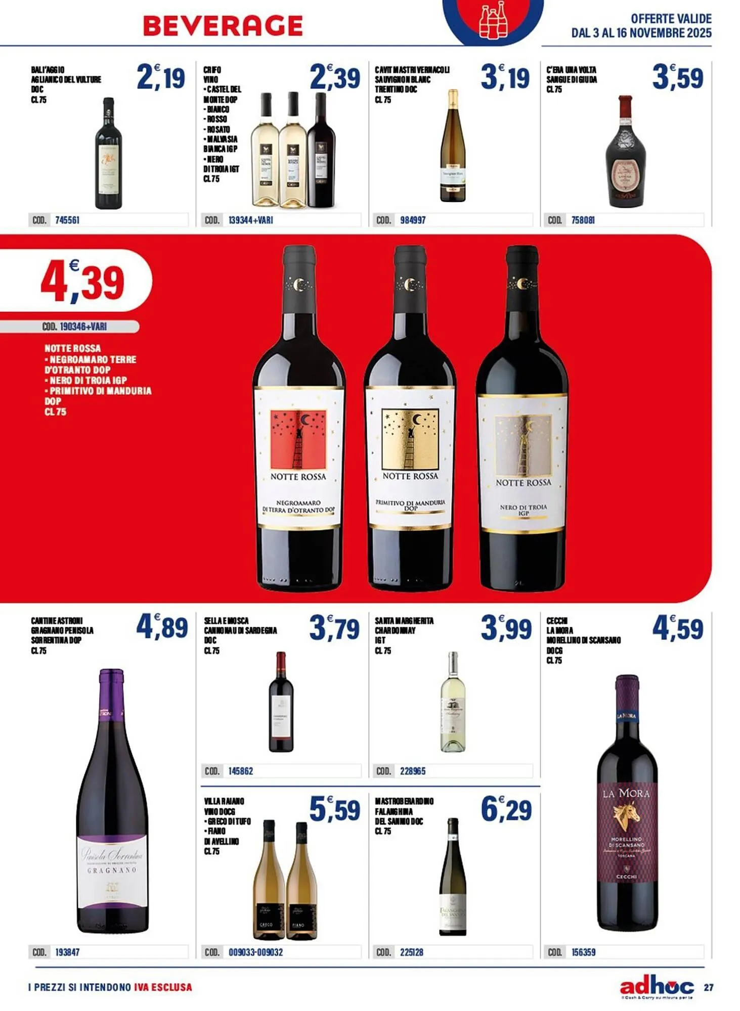 Volantino Adhoc da 3 novembre a 16 novembre di 2025 - Pagina del volantino 27