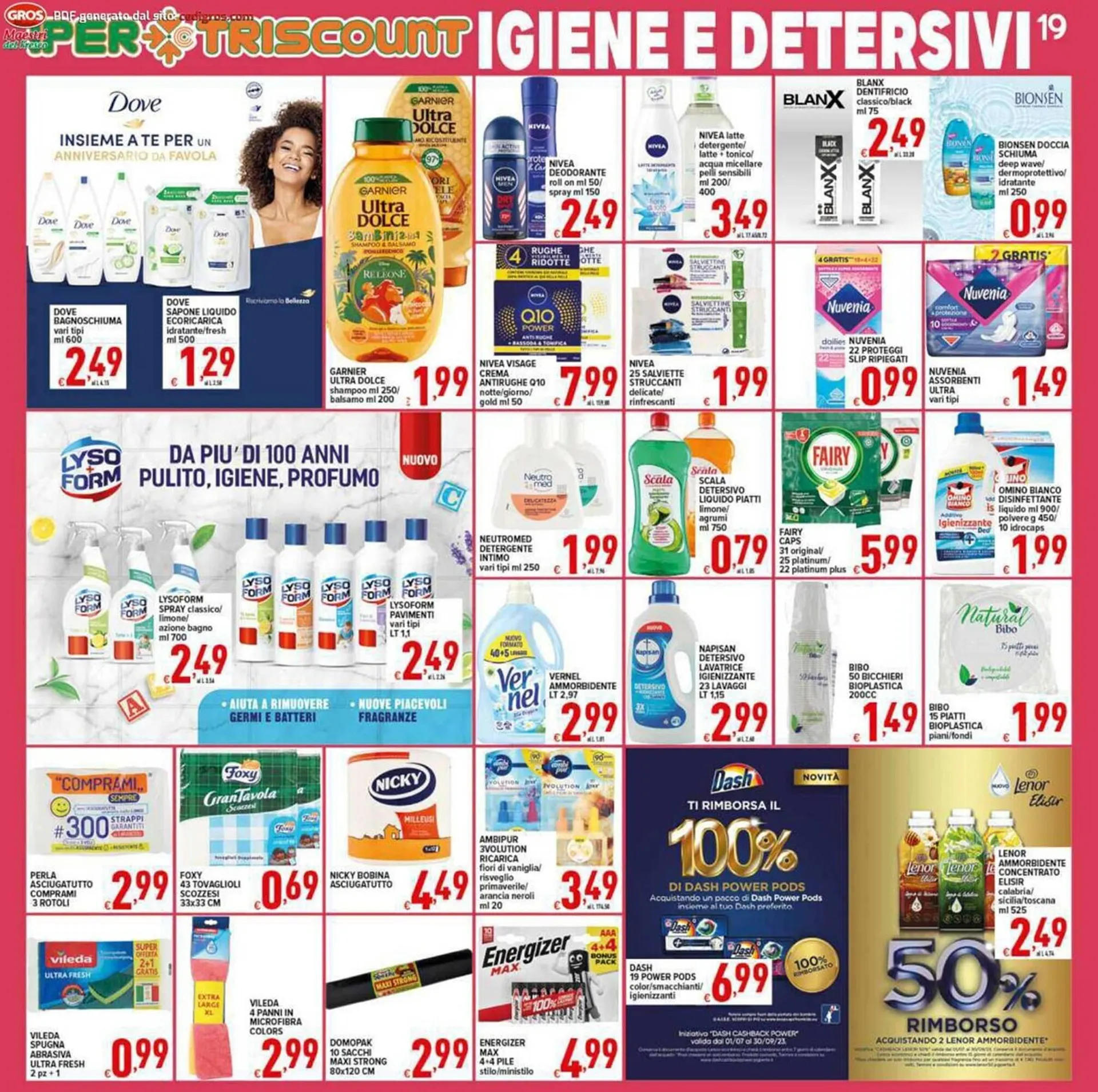 Volantino Iper Triscount da 22 settembre a 2 ottobre di 2023 - Pagina del volantino 19
