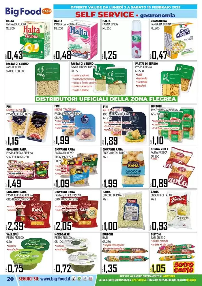 Carnevale innamorati della convenienza da 3 febbraio a 15 febbraio di 2025 - Pagina del volantino 20