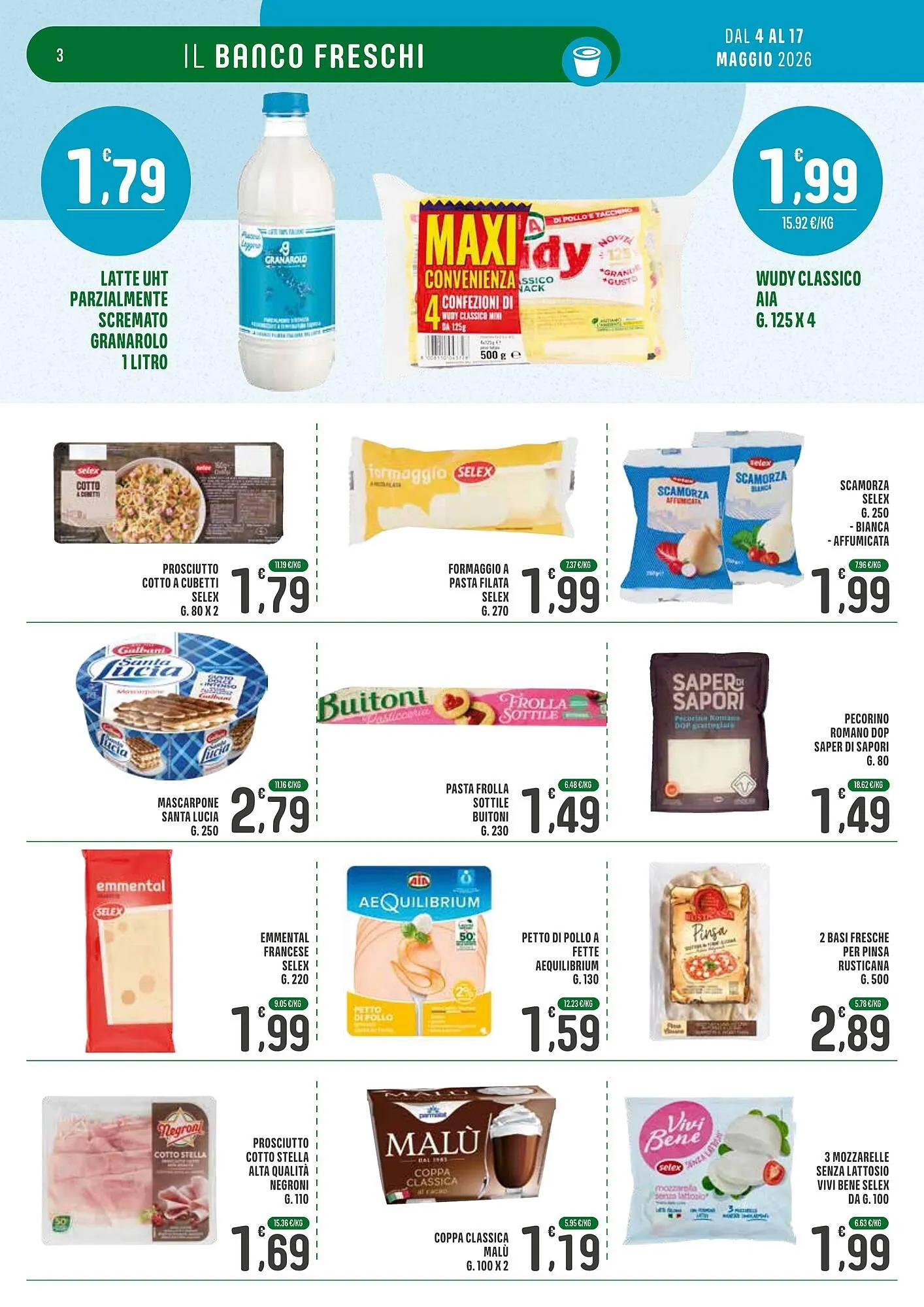Volantino La Mimosa Supermercati da 4 maggio a 17 maggio di 2026 - Pagina del volantino 3