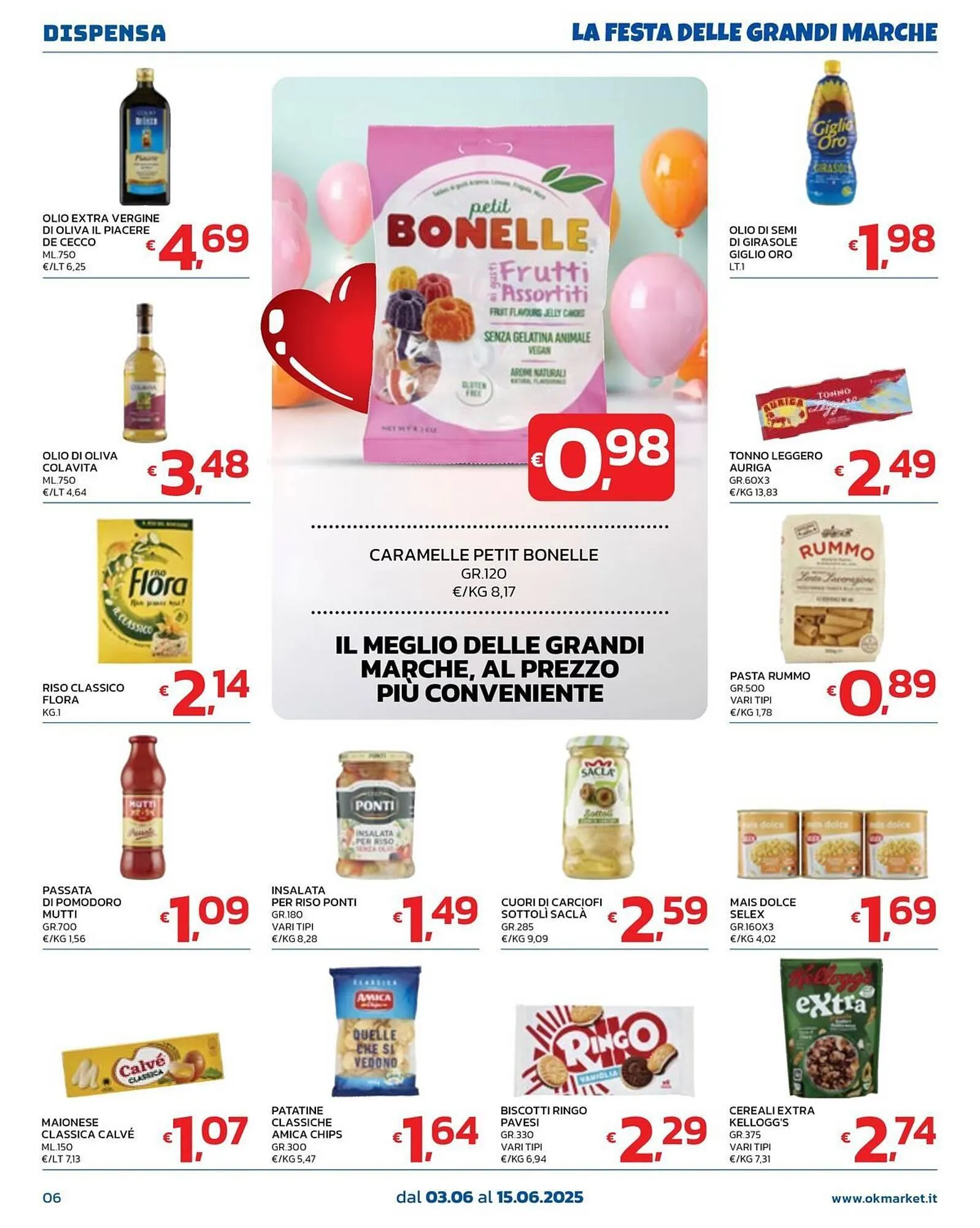 Volantino Ok Market da 3 giugno a 15 giugno di 2025 - Pagina del volantino 6