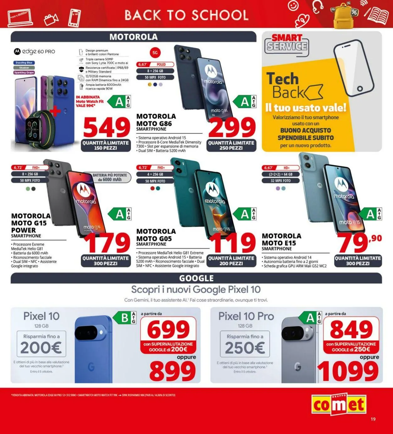 Comet Volantino attuale da 22 agosto a 11 settembre di 2025 - Pagina del volantino 19