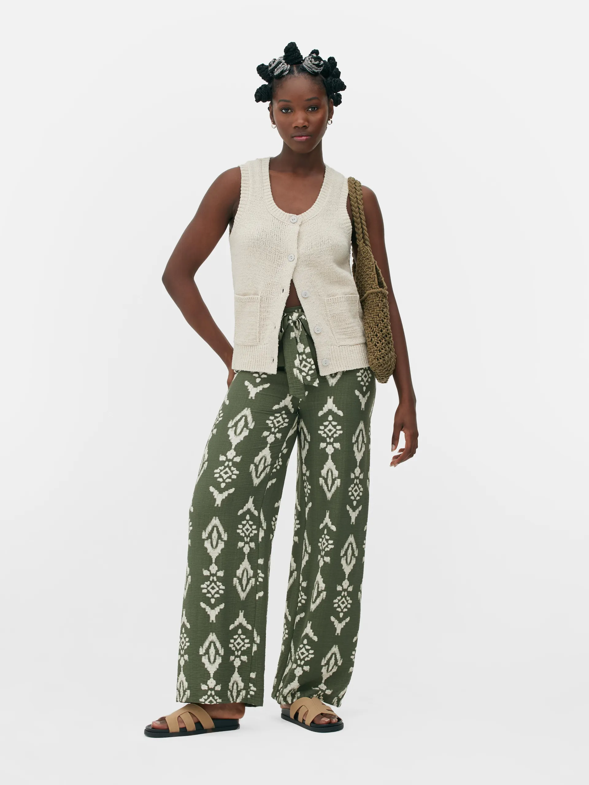 Cardigan gilet lavorato a maglia