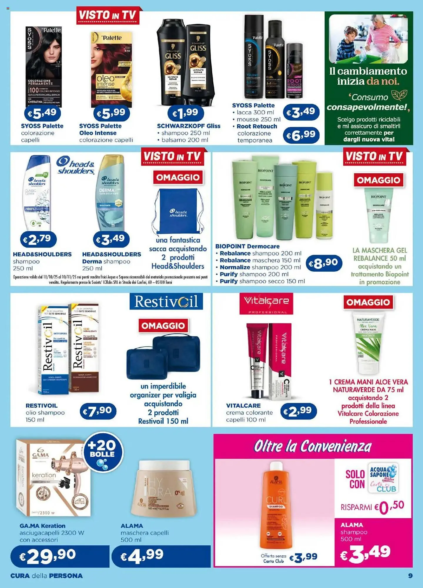 Volantino Acqua & Sapone da 16 ottobre a 4 novembre di 2025 - Pagina del volantino 9