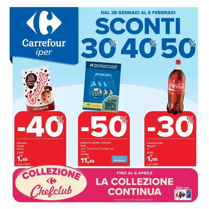 Sconti 30% 40% 50% da 28 gennaio a 6 febbraio di 2025 - Pagina del volantino 1