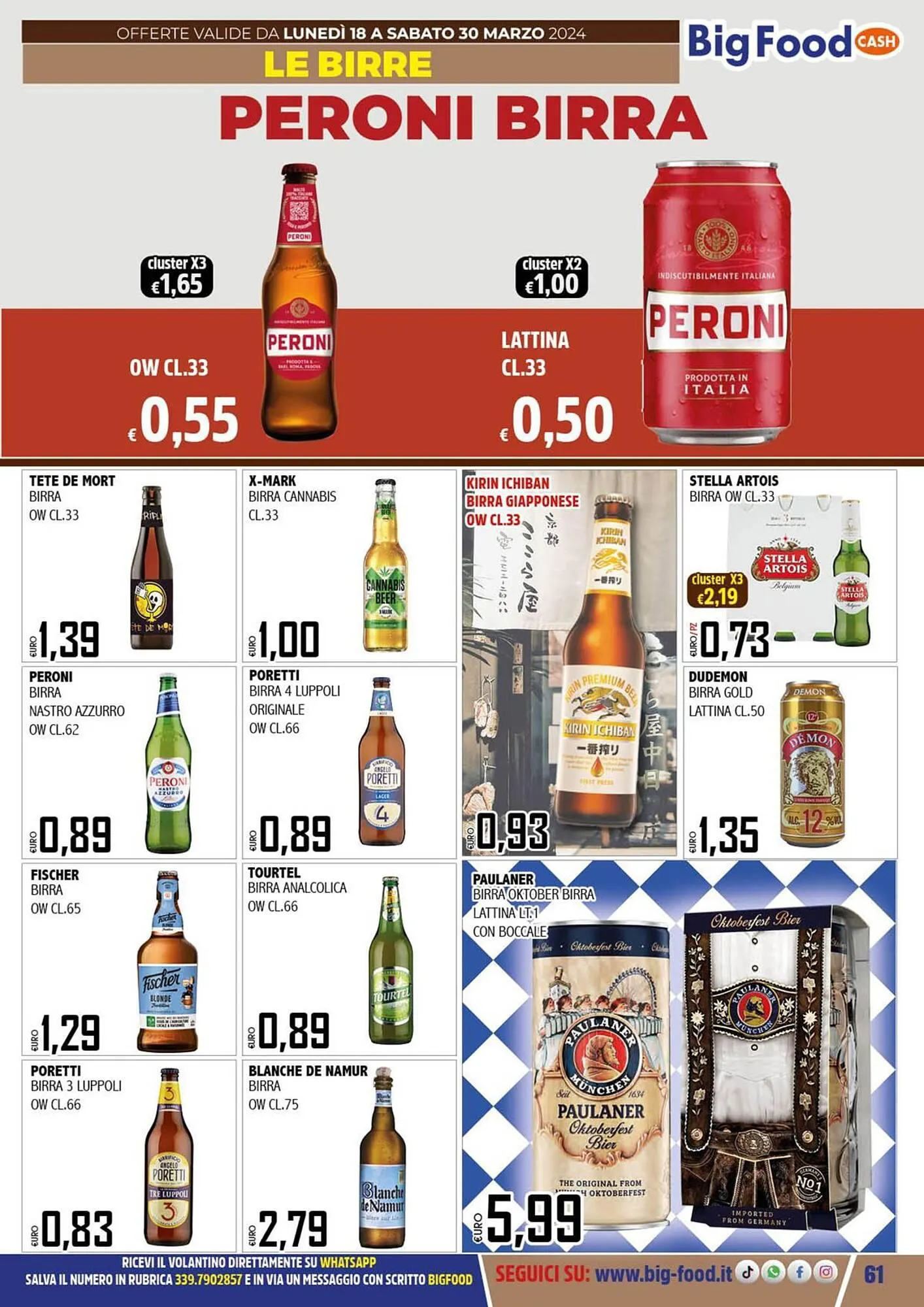 Volantino Big Food da 18 marzo a 30 marzo di 2024 - Pagina del volantino 61