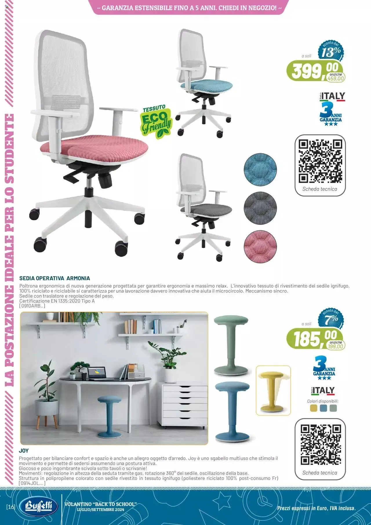 Volantino Buffetti da 1 luglio a 30 settembre di 2024 - Pagina del volantino 16