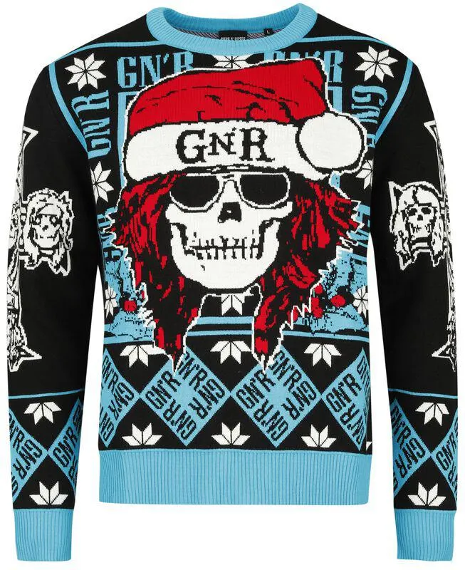 Holiday Sweater 2023 | Christmas jumper | multicolore | Guns N' Roses
