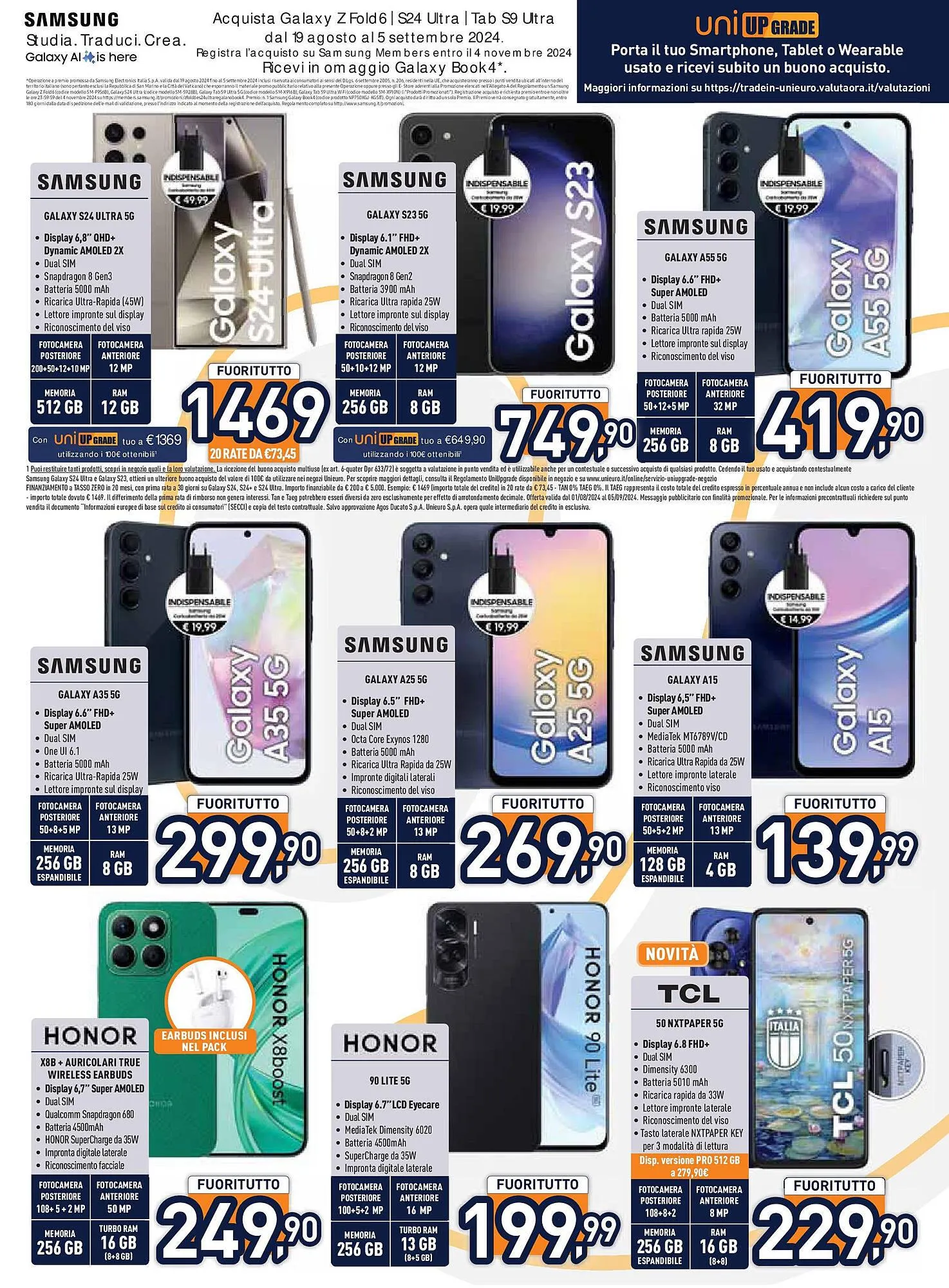 Volantino Unieuro da 13 agosto a 21 agosto di 2024 - Pagina del volantino 5