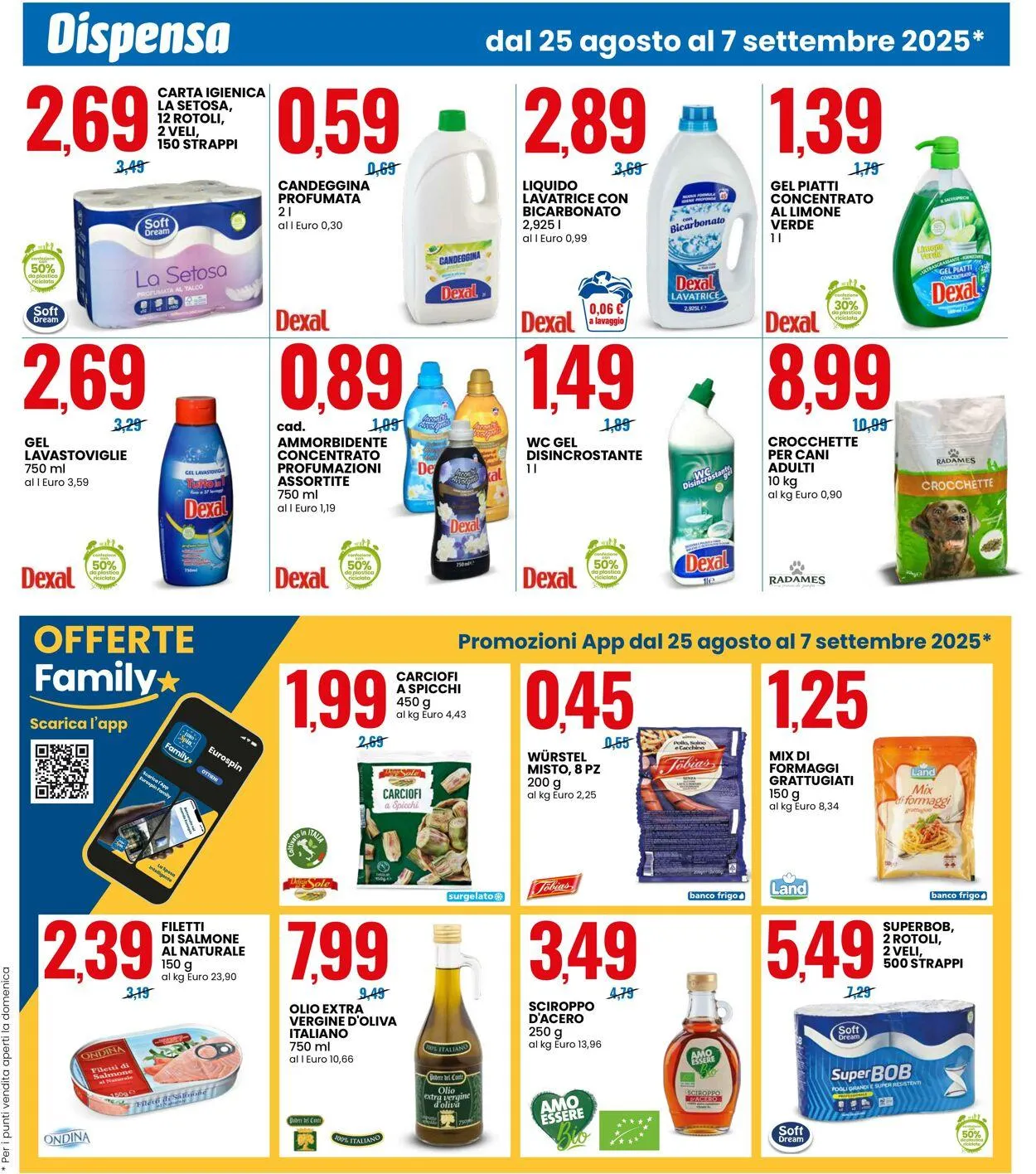 EURO Spin Volantino attuale da 25 agosto a 7 settembre di 2025 - Pagina del volantino 7