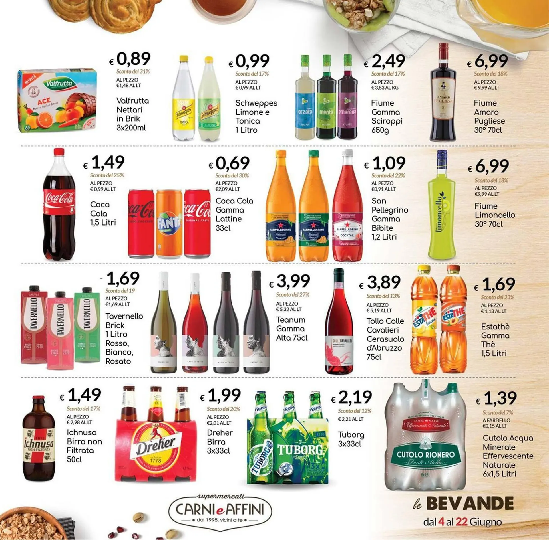 Volantino Carni e Affini Supermercati da 4 giugno a 22 giugno di 2025 - Pagina del volantino 9