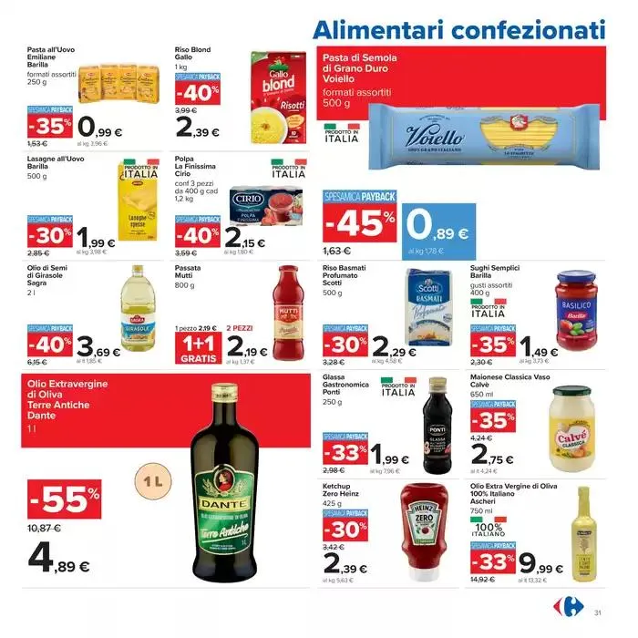 Sconti di pasqua da 8 aprile a 21 aprile di 2025 - Pagina del volantino 31