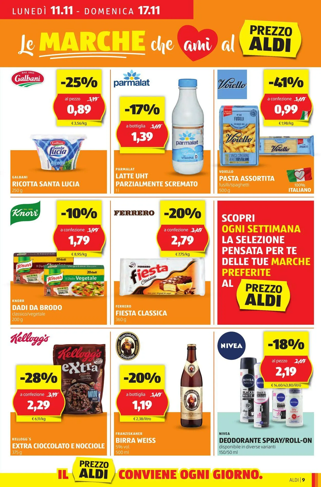 Aldi Volantino attuale da 11 novembre a 17 novembre di 2024 - Pagina del volantino 9