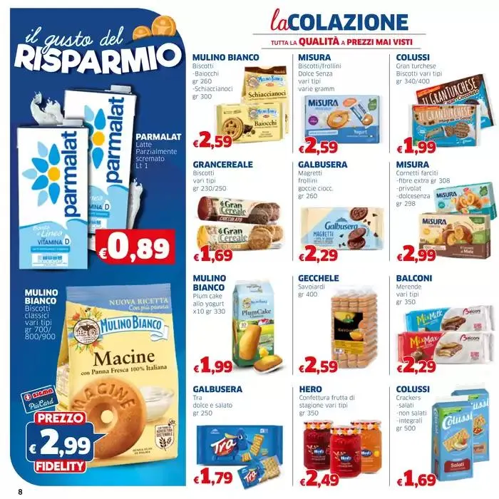 Il gusto del risparmio da 8 maggio a 21 maggio di 2025 - Pagina del volantino 8
