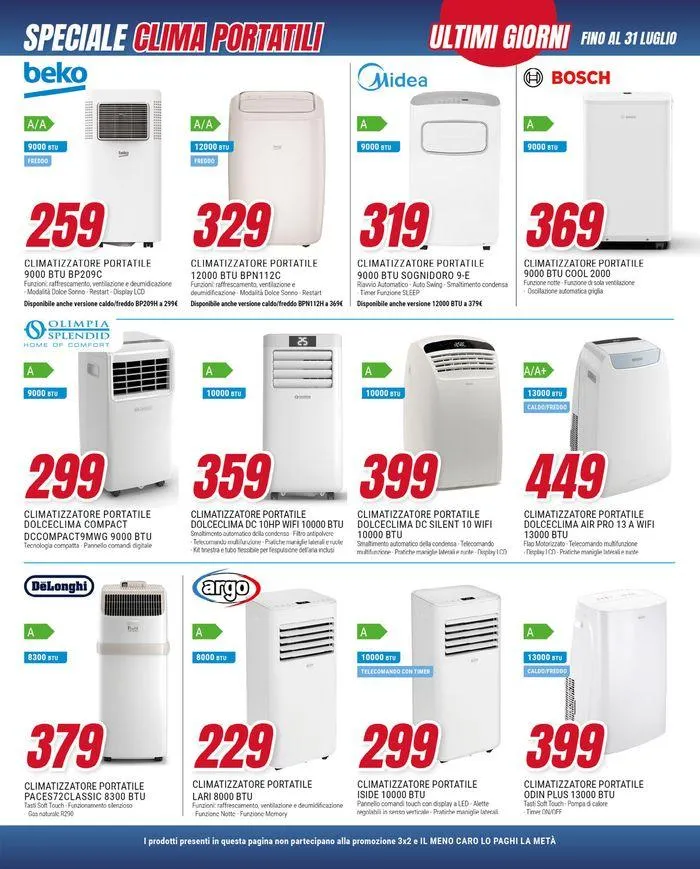 Ultimi giorni di 3x2 da Trony! da 25 luglio a 31 luglio di 2024 - Pagina del volantino 13