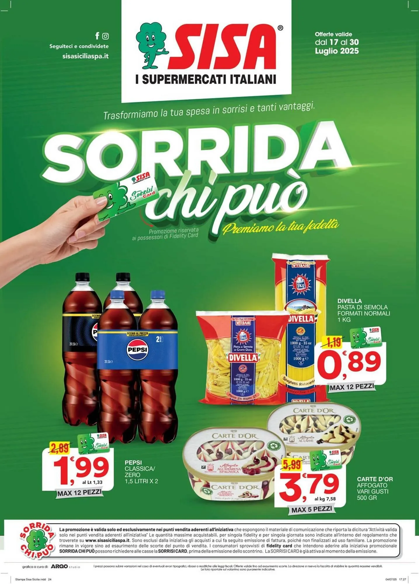 Volantino Sisa da 17 luglio a 30 luglio di 2025 - Pagina del volantino 24
