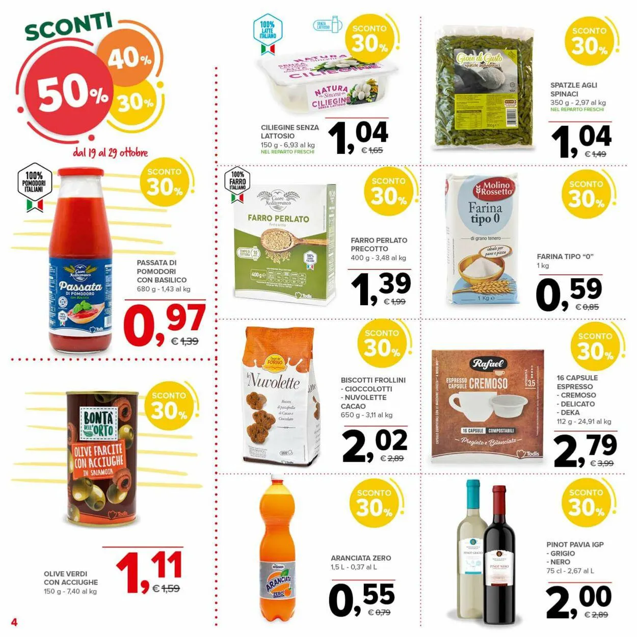 Todis Volantino attuale da 15 novembre a 29 novembre di 2023 - Pagina del volantino 4