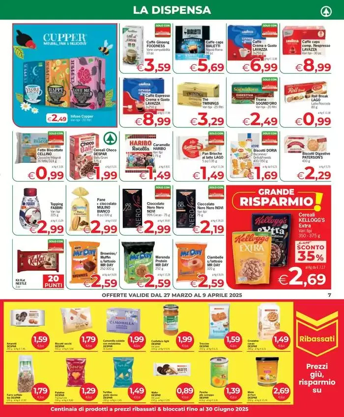 Sconti fino al 40% da 27 marzo a 9 aprile di 2025 - Pagina del volantino 7