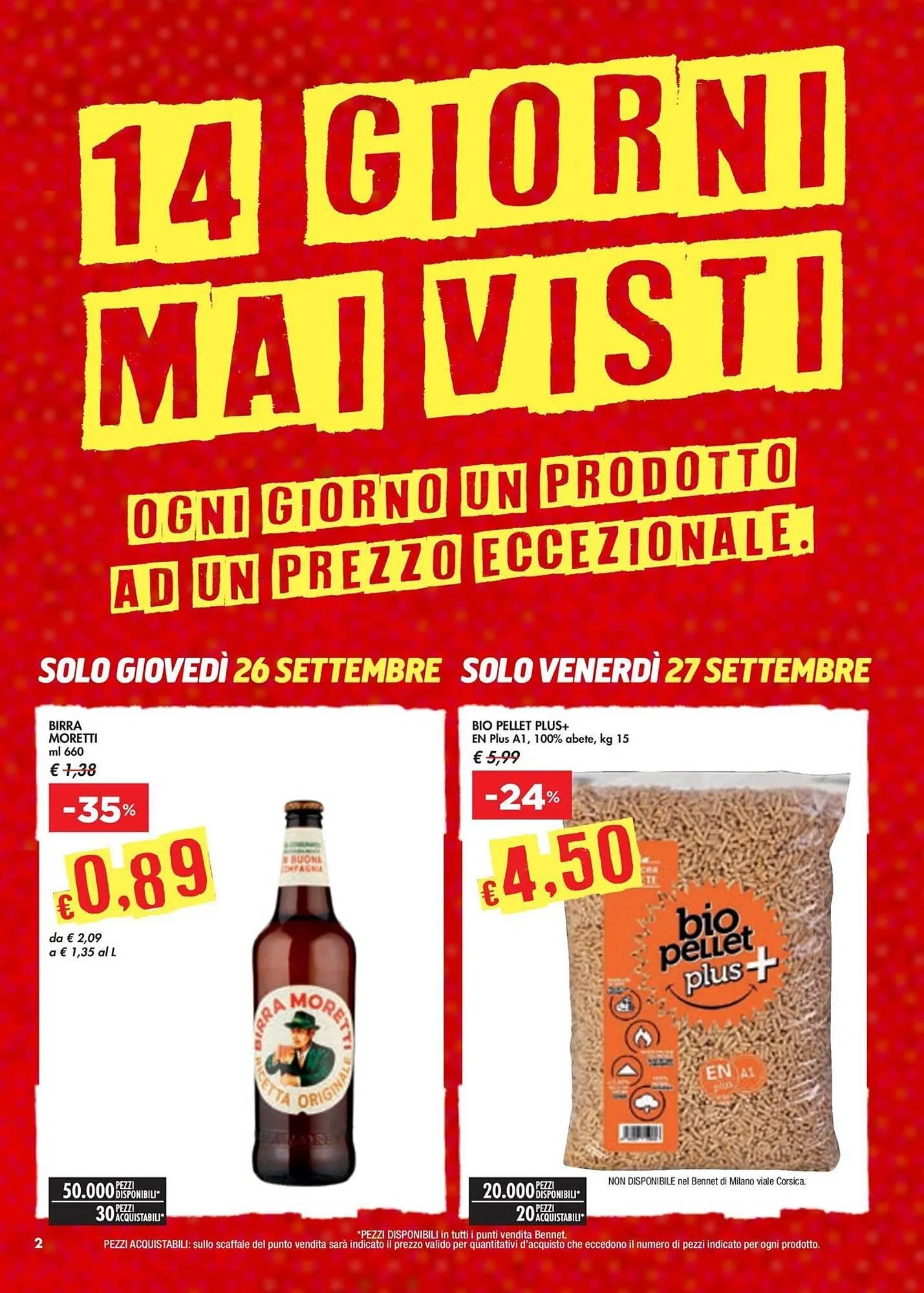 Volantino Bennet da 26 settembre a 9 ottobre di 2024 - Pagina del volantino 2