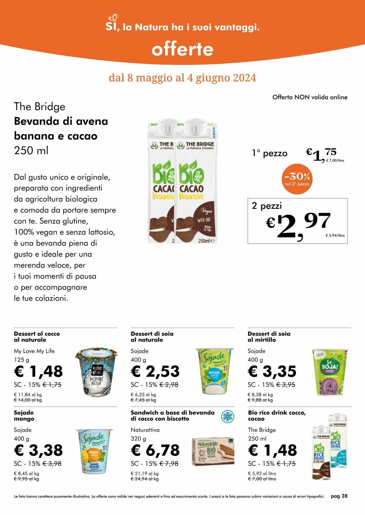 Natura Sì Volantino attuale da 7 maggio a 21 maggio di 2024 - Pagina del volantino 28