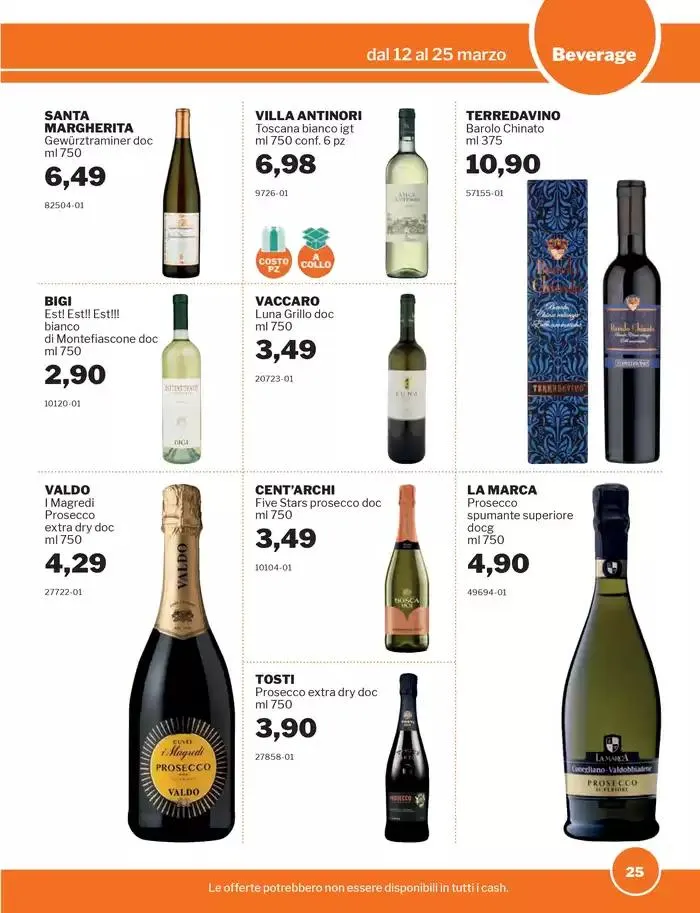 Volantino Food & Beverage da 12 marzo a 25 marzo di 2025 - Pagina del volantino 25