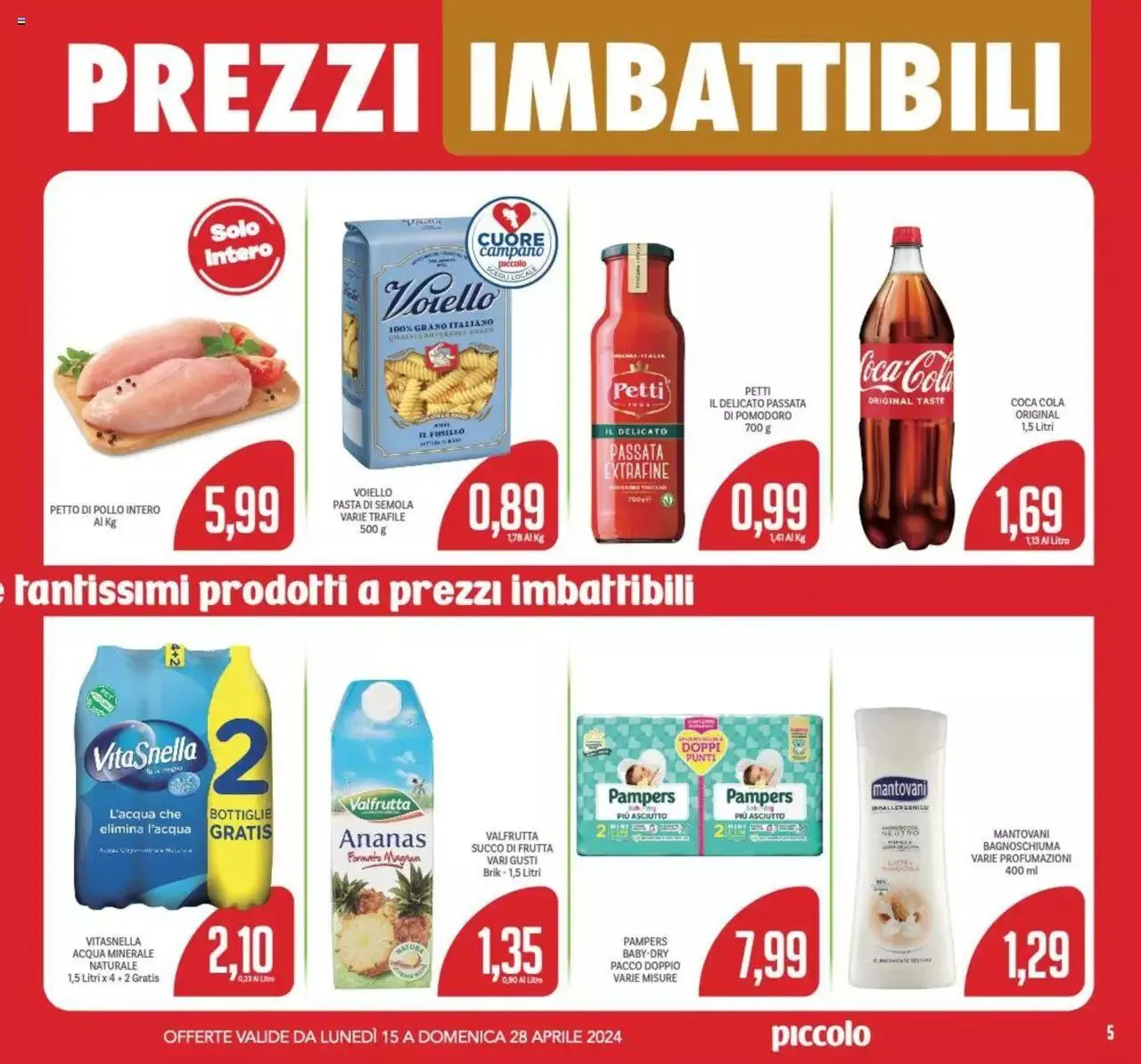 Volantino Piccolo da 15 aprile a 28 aprile di 2024 - Pagina del volantino 5