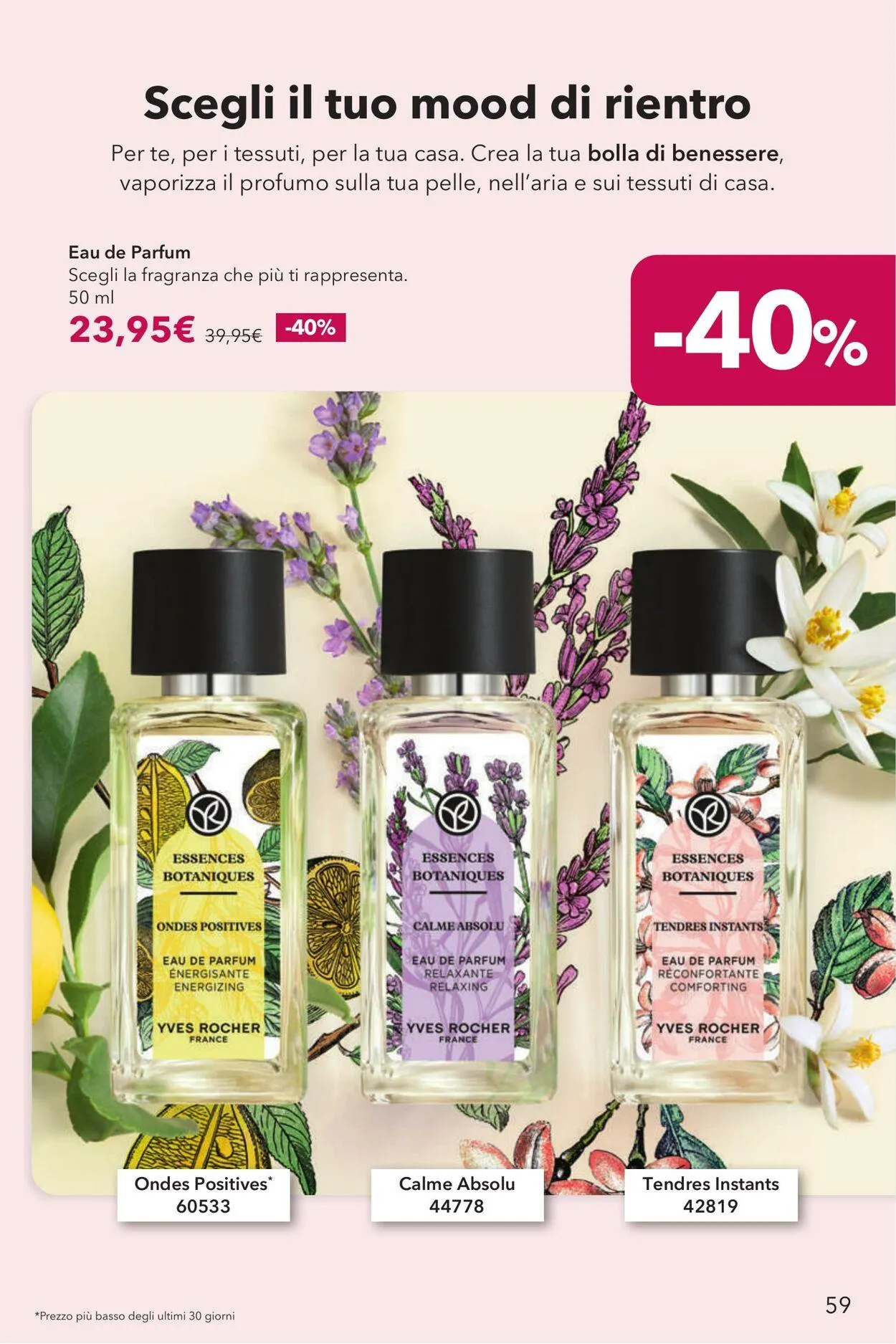 Yves Rocher Volantino attuale da 11 settembre a 25 settembre di 2025 - Pagina del volantino 59