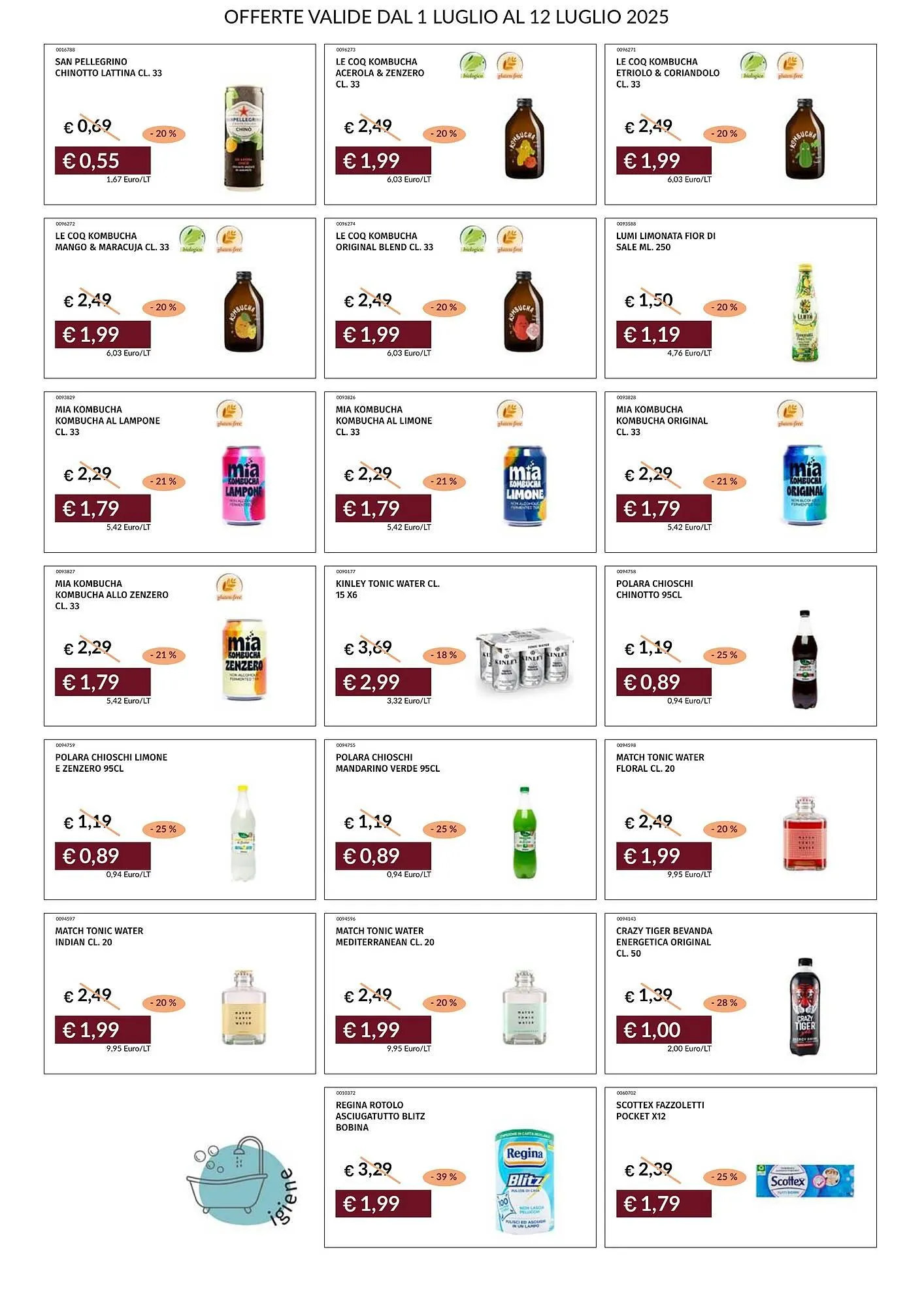 Volantino Prezzemolo e Vitale da 1 luglio a 12 luglio di 2025 - Pagina del volantino 32