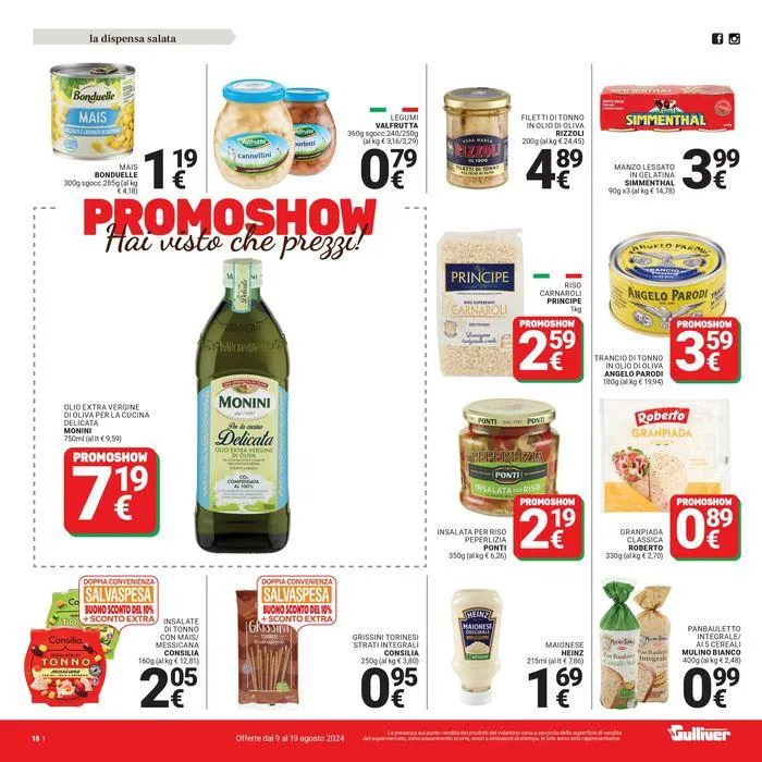Promo show da 9 agosto a 19 agosto di 2024 - Pagina del volantino 18