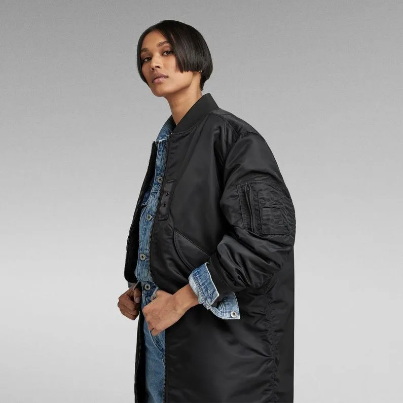 Long Bomber Jacket