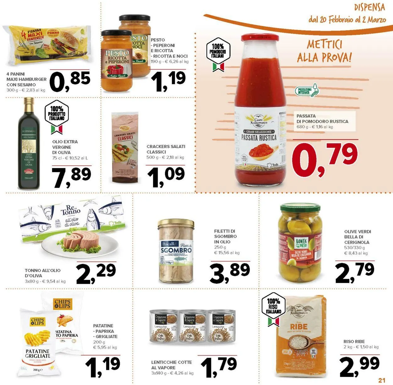 Todis Volantino attuale da 2 aprile a 16 aprile di 2025 - Pagina del volantino 21