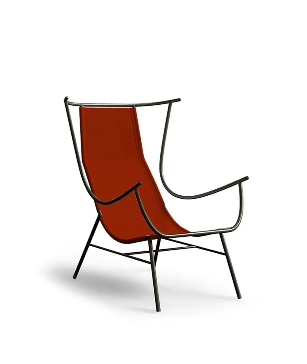 Bergère Nanda in ferro grafite