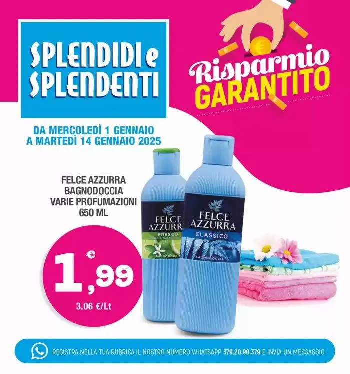 Risparmio garantito da 2 gennaio a 14 gennaio di 2025 - Pagina del volantino 1