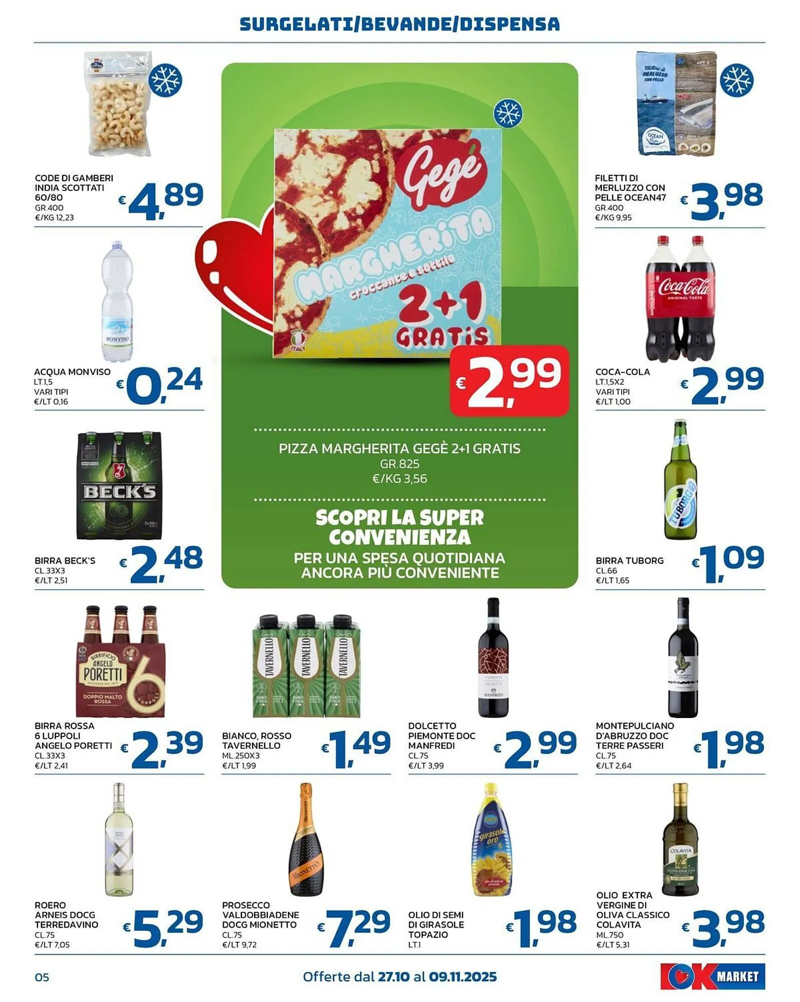 Volantino Ok Market da 27 ottobre a 9 novembre di 2025 - Pagina del volantino 5