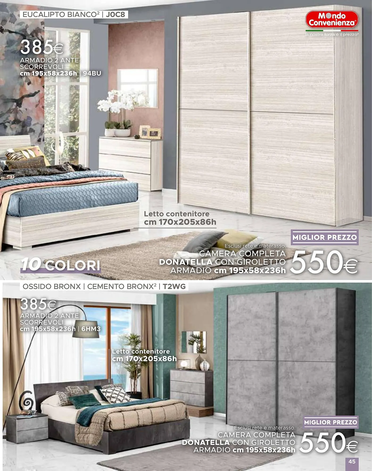 Volantino Mondo Convenienza da 1 aprile a 1 settembre di 2024 - Pagina del volantino 45