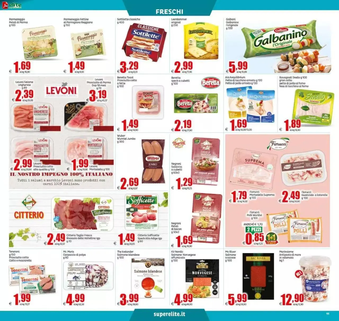 Volantino Elite Supermercati da 3 agosto a 13 agosto di 2023 - Pagina del volantino 11