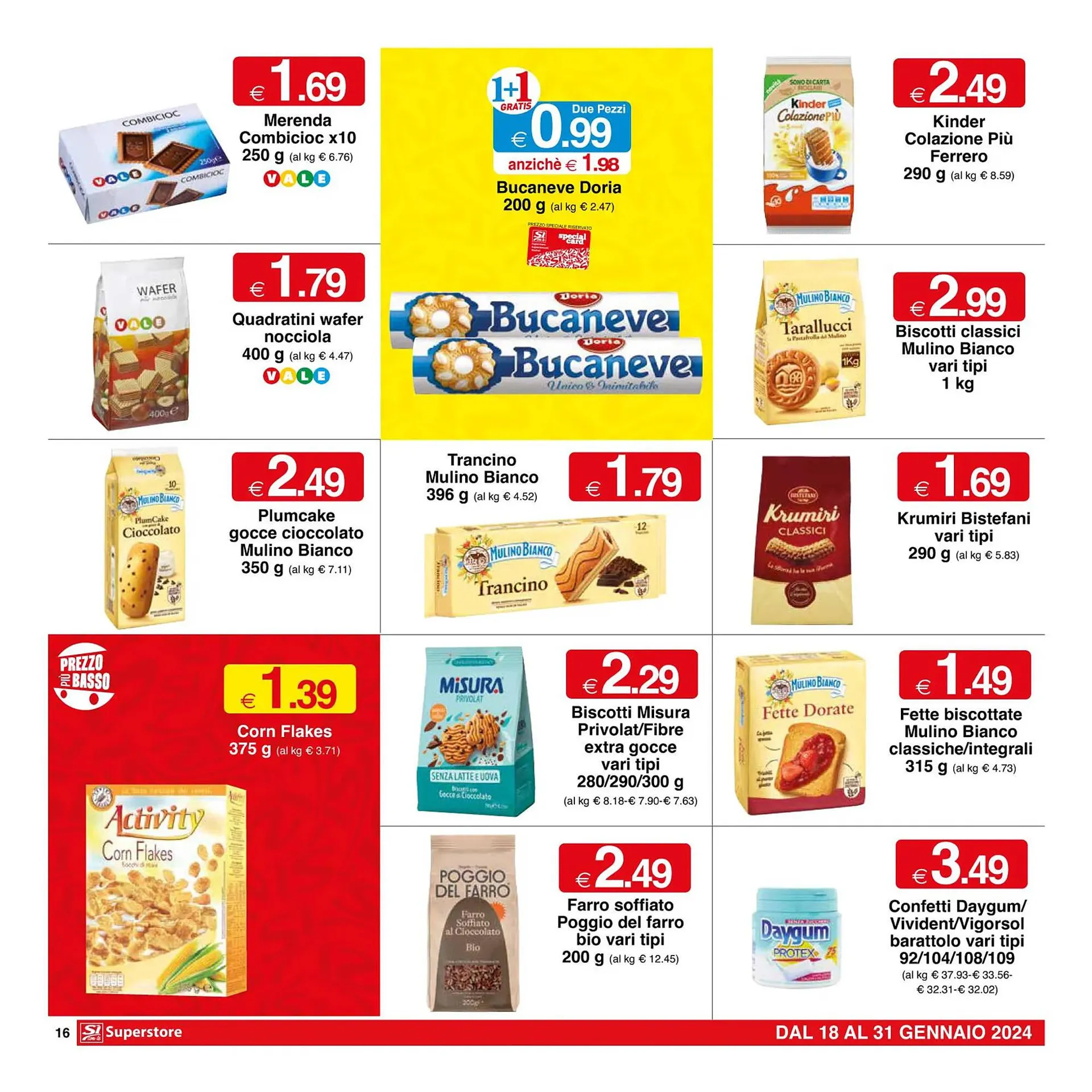 Volantino Sì con te Superstore da 18 gennaio a 31 gennaio di 2024 - Pagina del volantino 16