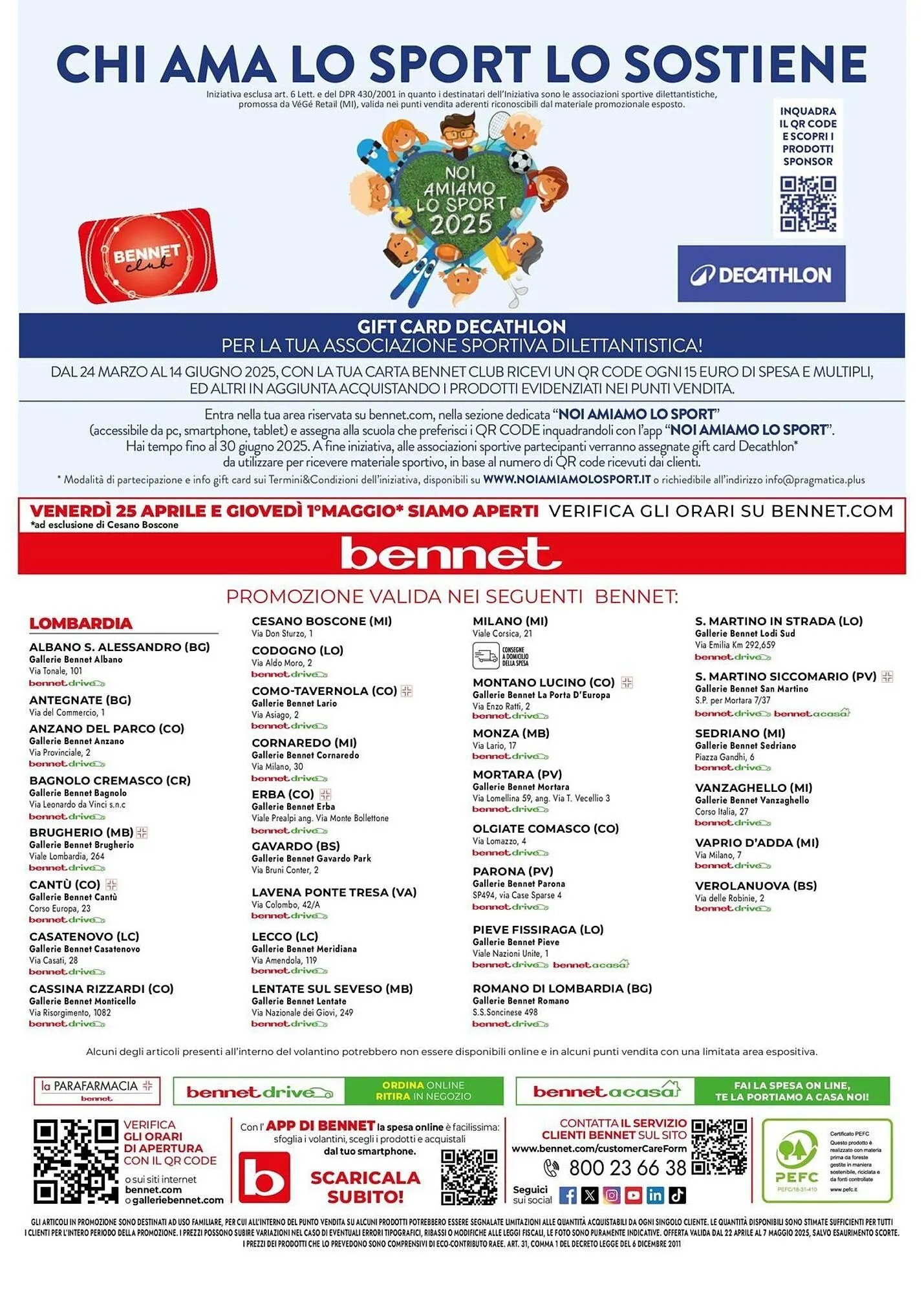 Volantino Bennet da 22 aprile a 7 maggio di 2025 - Pagina del volantino 40