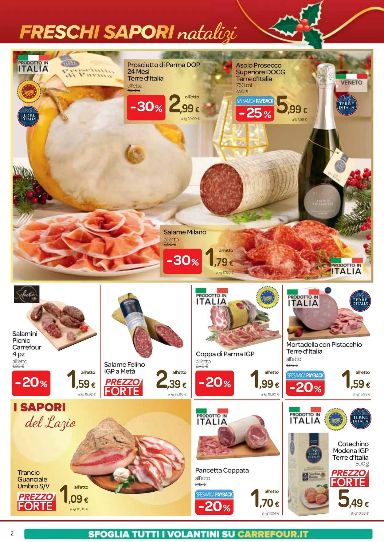 Carrefour Volantino attuale da 7 dicembre a 26 dicembre di 2023 - Pagina del volantino 2