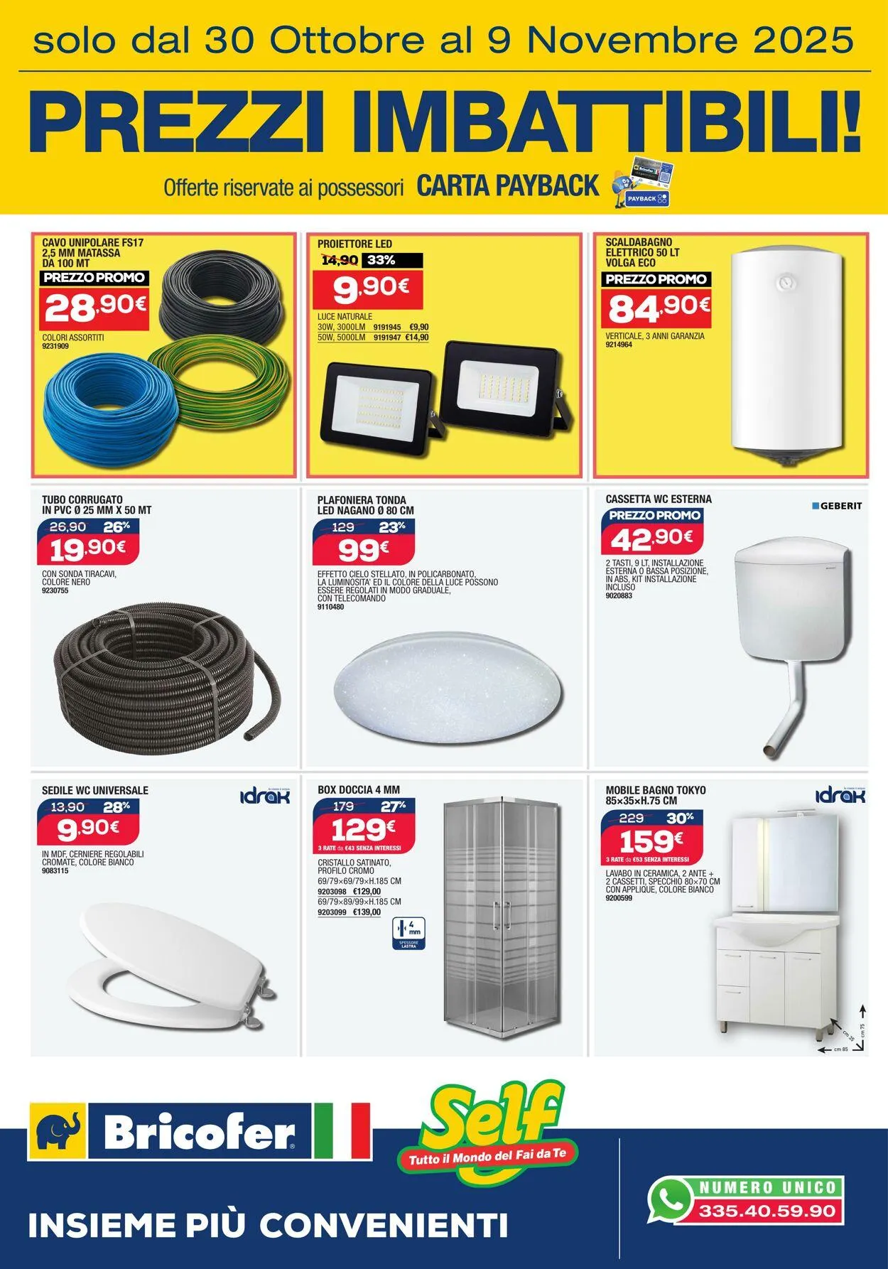 Bricofer - Perugia Volantino attuale da 11 novembre a 25 novembre di 2025 - Pagina del volantino 3