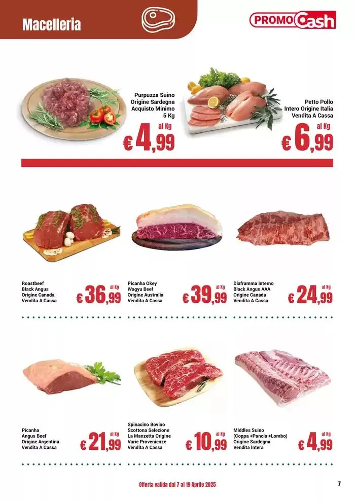 Promo cash da 7 aprile a 19 aprile di 2025 - Pagina del volantino 7